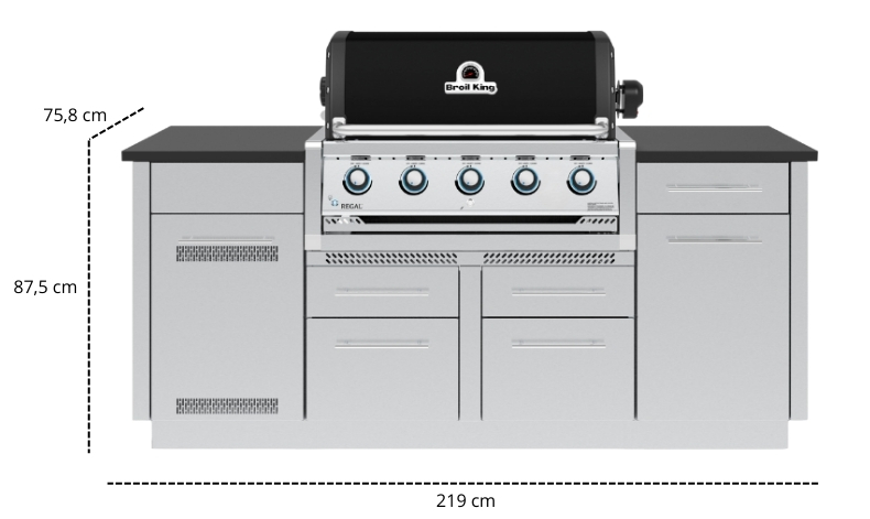 wymiary wyspy regal 520 I